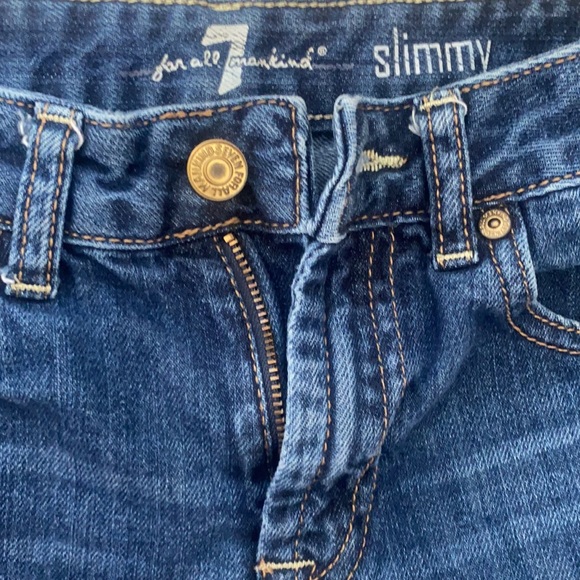 Seven for all mankind boys denim jeans size 10 - Picture 3 of 6